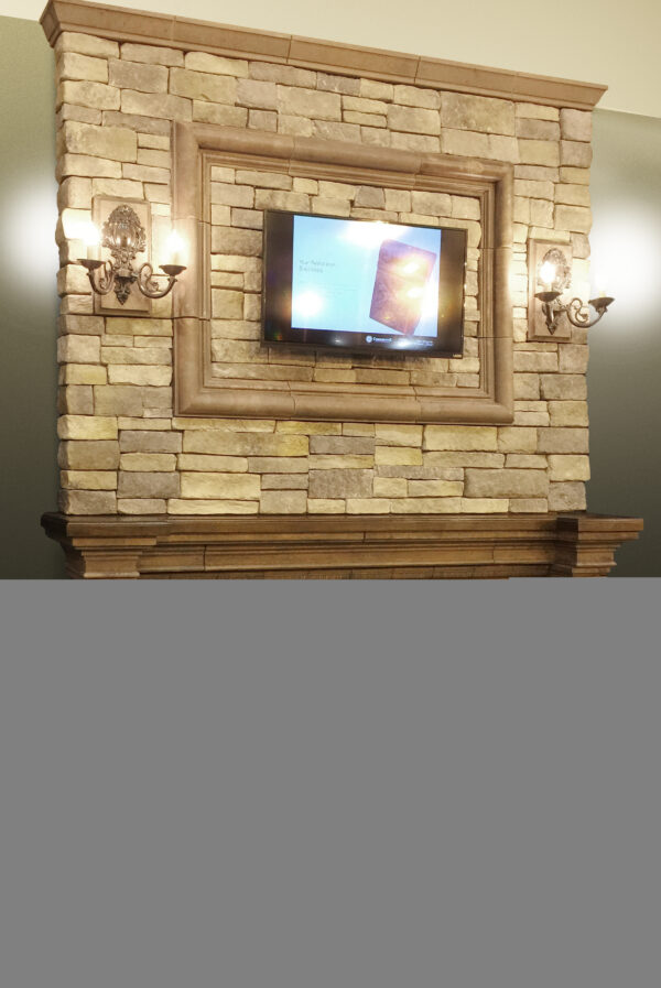 Cape Neddick Fireplace with Overmantel