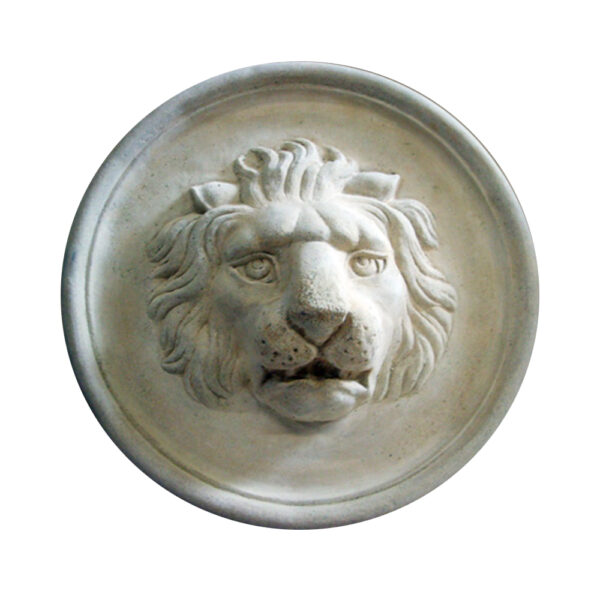 Lion Cast Stone Medallion